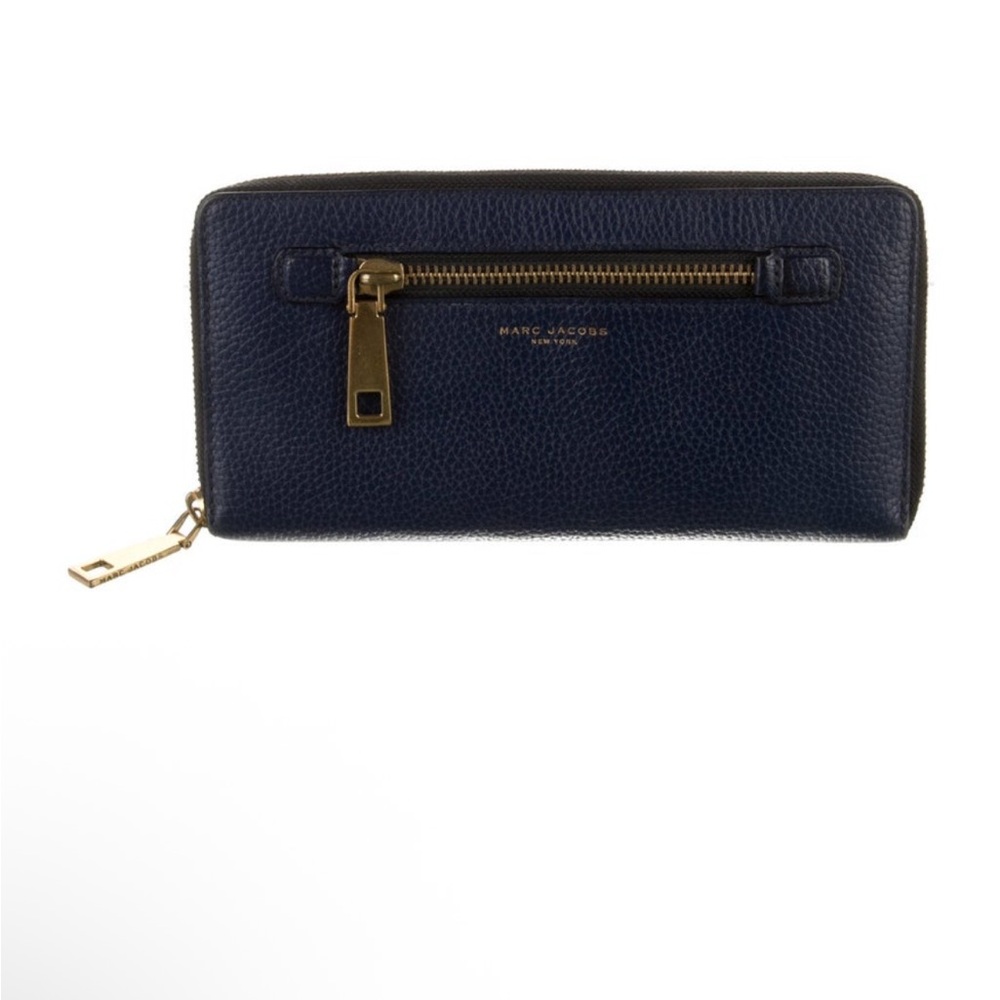 Marc Jacobs Midnight Blue Leather Wallet